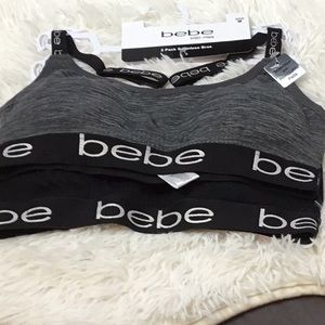 Bebe 2 pack seamless bras